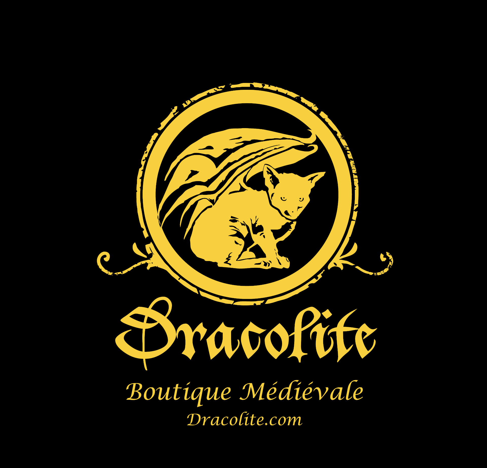 Logo Dracolite — Boutique médiévale